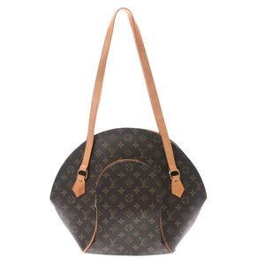 Louis Vuitton Monogram Ellipse Shopping Bag Brown Canvas Shoulder